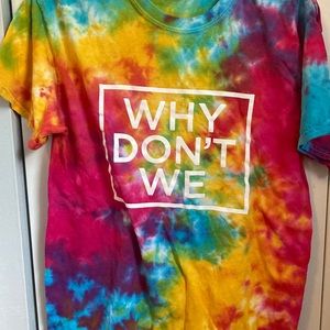 why don’t we tie dye merch